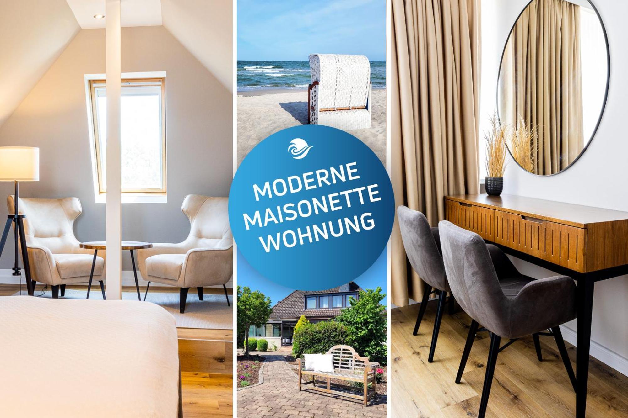 שרבאוץ Moderne Maisonette Ferienwohnung Mit Gartenzugang, Nur 7 Gehminuten Zum Strand, Parkplatz & Fahrradunterstellplatz מראה חיצוני תמונה